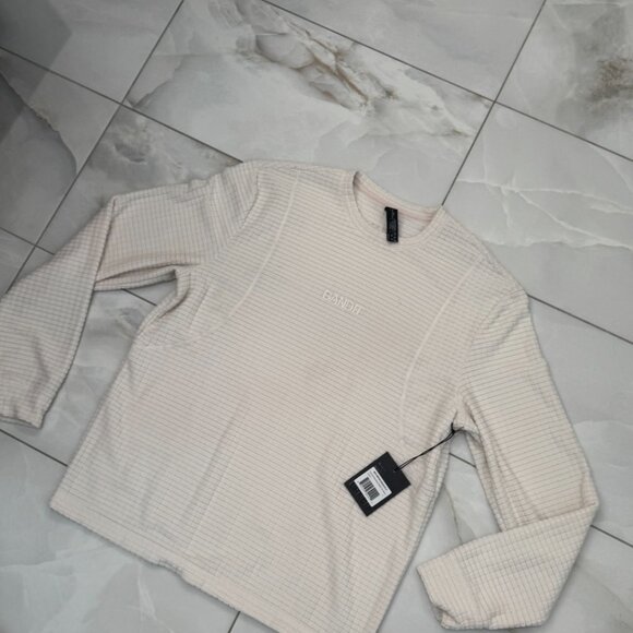 RARE '24 Bandit Running Brushed Waffle Exploded/Popcorn Texture Warm Up LS Shirt - Picture 3 of 5